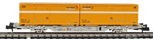 Creanorm-5021-1-Containerwagen-Set-mit-Postcontainern-gelb