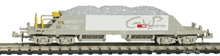 Hobbytrain-23052-1-Xas-Neuschotterwagen-SBB-GUP-Olten