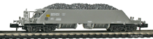 Hobbytrain-31050-2-Set-Neuschotterwagen-SBB-grau