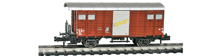 Hobbytrain-31078-Gedeckter-Gueterwagen-Bremserbuehne-SBB-braun-D-I