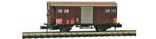 Hobbytrain-31091-Gedeckter-Gueterwagen-Bremserhaus-SBB-braun