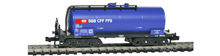 Minitrix-13690-Uacs-Kesselwagen-SBB-blau