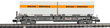 Minitrix-15045-2-sdkmms-Taschenwagen-Set-SBB-Container-Bertschi-Duerrenaesch