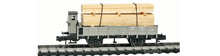 Minitrix-15175-Holztransportwagen-Set-SBB-60651-mit-Bremserhaus