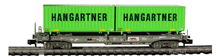 Minitrix-15276-3-Sdgmss-HUPAC-Taschenwagen-Set-SBB-HANGARTNER-Container