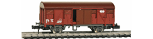 Rivarossi-9324-Gedeckter-Gueterwagen-braun-SBB