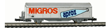 Roco-02326B-Hbis-Schiebewandwagen-MIGROS-Aproz-SBB