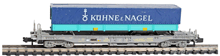 Roco-25150-52-Sdkmms-HUPAC-Taschenwagen-Kuehne-und-Nagel-SBB