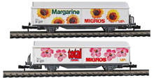 Roco-25172-Hbils-Schiebewandwagen-MIGROS-MARGARINE-TOTAL-SBB