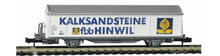 Roco-25230-Hbils-Schiebewandwagen-KALKSANDSTEINE-HINWIL-SBB