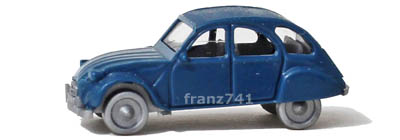 PKWs-Fleischmann-9816-Citroen-2CV-6-Club-blau