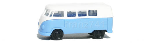 PKWs-Rietze-15601-VW-Bully-Bus-T1-blau-weiss