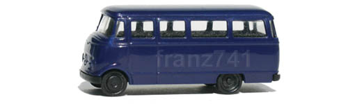 PKWs-Rietze-16038-Mercedes-L-319-Bus-blau