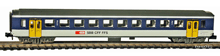 Arnold-0371-3-EW-I-Personenwagen-NPZ-SBB-2Klasse