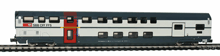 Kato-Hobbytrain-25103-DoSto-Personenwagen-SBB-1Klasse-mitGepaeckabteil