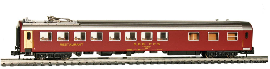 Kato-Hobbytrain-23301-Speisewagen-SBB