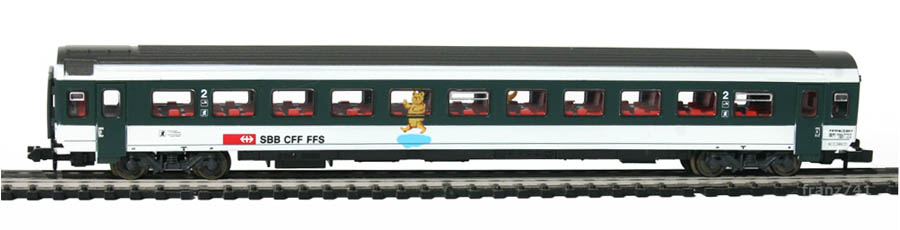 Roco-24337-EW-IV-Personenwagen-SBB-2Klasse-Teddybaer